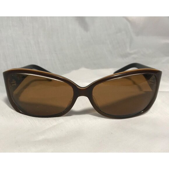 Elizabeth Arden Sunglasses Brown Womens EA5095 Rectangle Rhinestone FRAMES ONLY - Picture 7 of 14